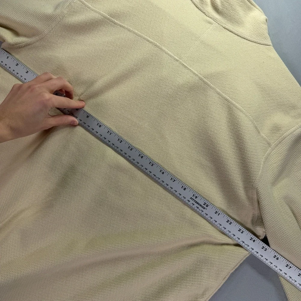 The North Face Quarter Zip Mens XL Beige Fleece Pullover Sweatshirt 1/4 Outdoors